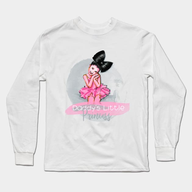 Daddy's Little Princess Long Sleeve T-Shirt by Svetlana Pelin